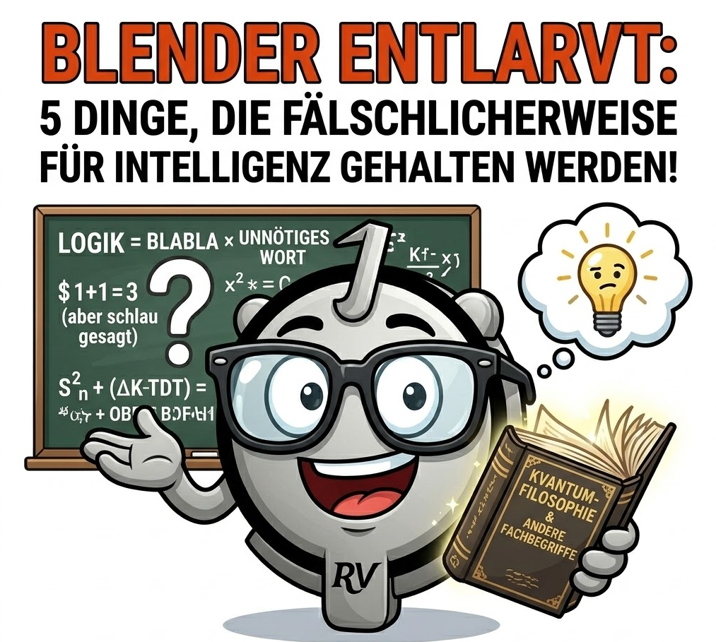 Blender entlarvt: 5 Dinge, die fälschlicherweise für Intelligenz gehalten werden!