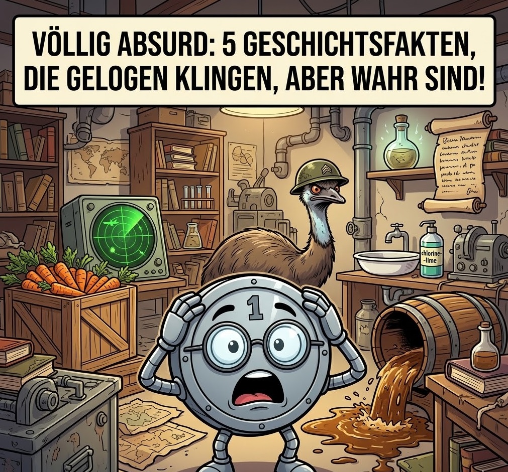 VÖLLIG ABSURD: 5 GESCHICHTSFAKTEN, DIE GELOGEN KLINGEN, ABER WAHR SIND!