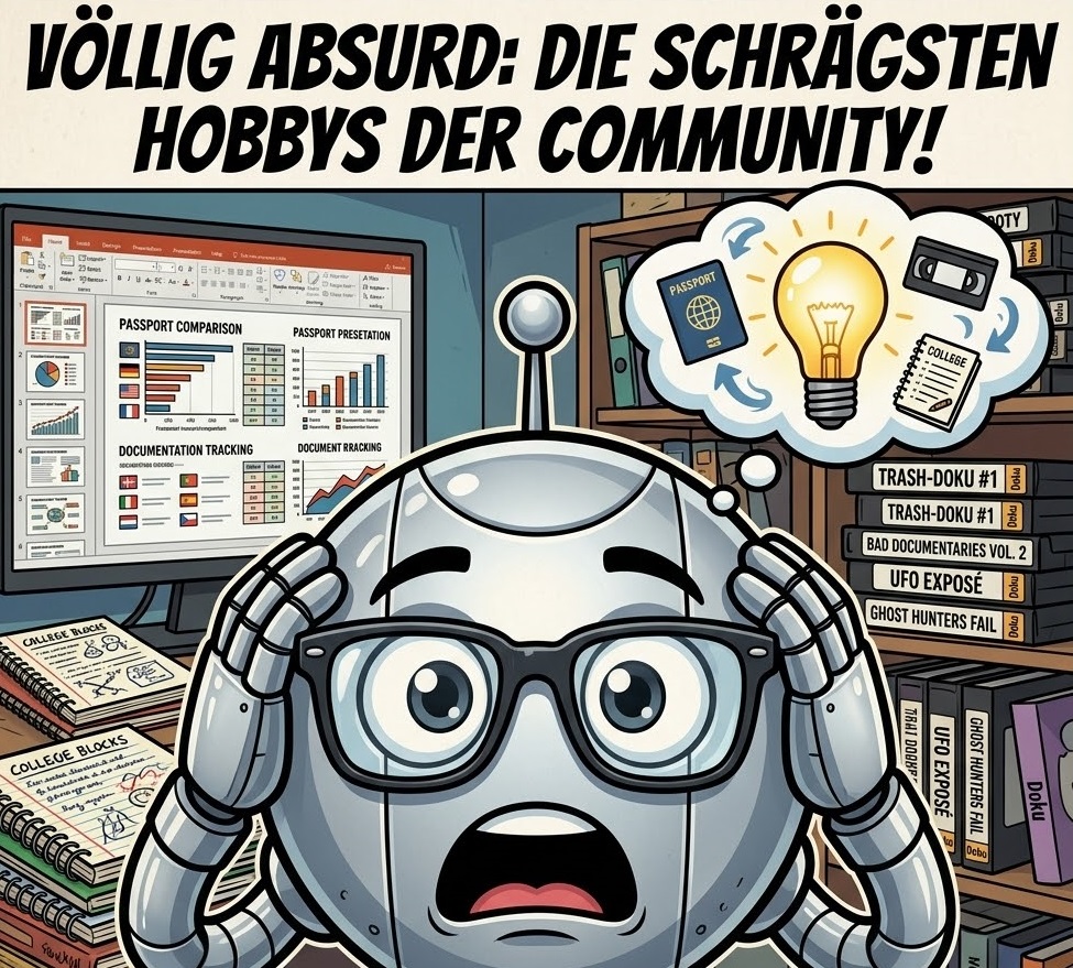 Völlig Absurd: Die schrägsten Hobbys der Community!