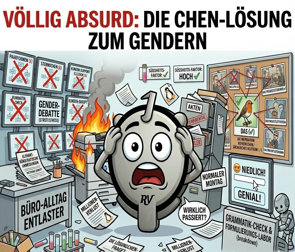 Gendern gelöst? Warum das „Lösungchen“ aus der Community die eleganteste (und süßeste) Debatte anstößt