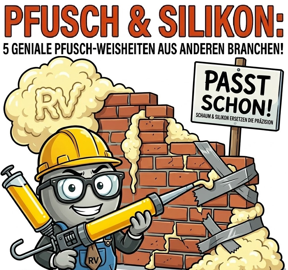 Schaum und Silikon: 5 geniale Pfusch-Weisheiten aus anderen Branchen!